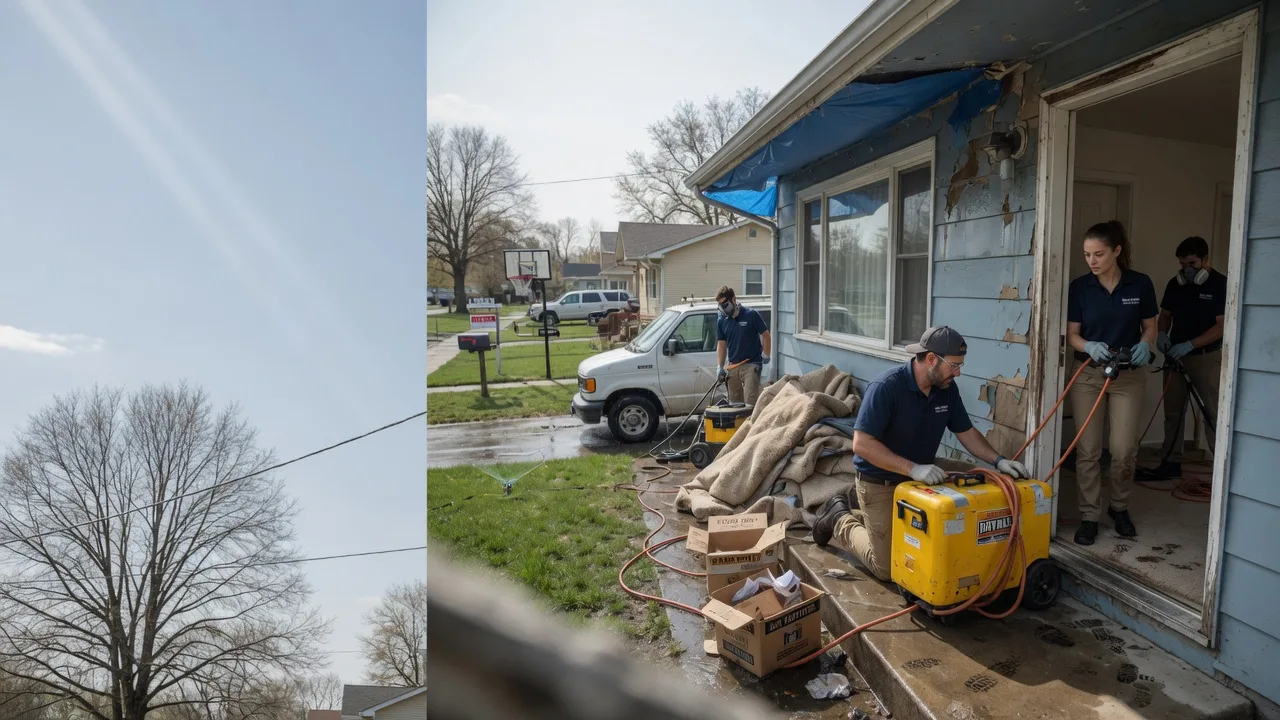 Basement Flood Cleanup in Terre Haute, IN near me